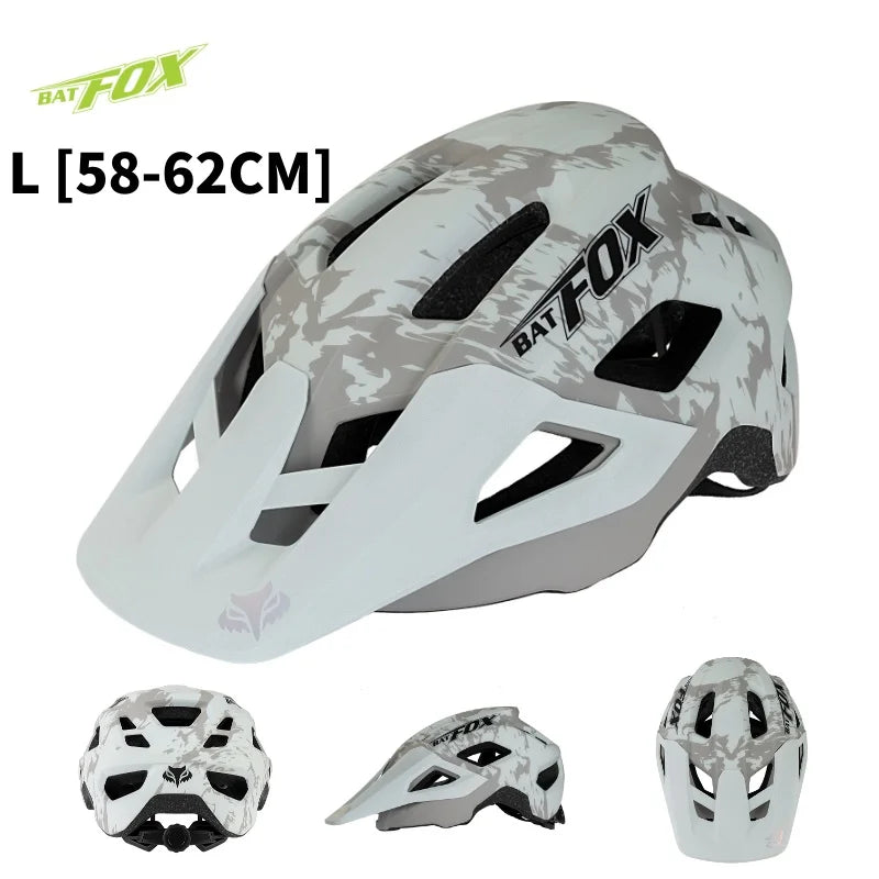 BATFOX Fahrradhelm MTB – In-Mold Speed-Mountainbike-Helm – Originaler, spezialisierter Fahrradhelm für Herren und Damen