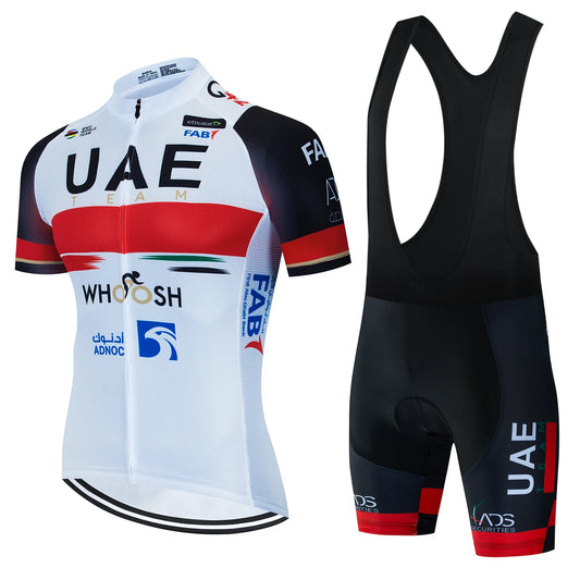 Vereinigte Arabische Emirate Radbekleidung Trikot Herren Set MTB Rennrad Uniform Shorts Herren Mountainbike Komplett 2024 Bib Anzug Herren Radfahren Frühling Sommer