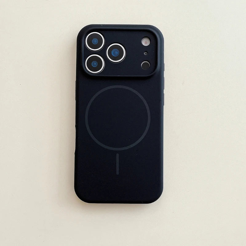 MagSafe Silicone Case — Solid Color Protection