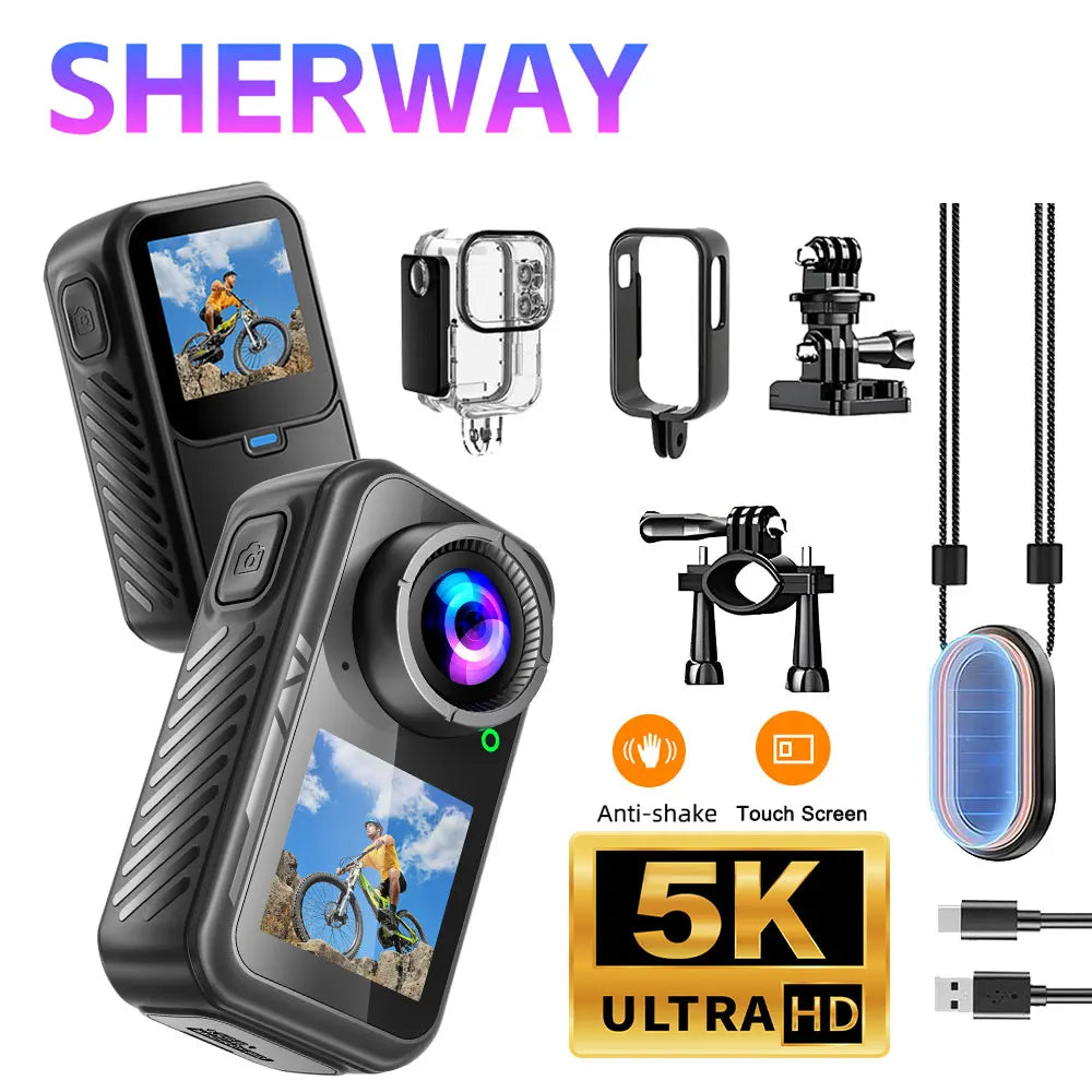 5K Thumb Action Camera — Compact & Stabilized