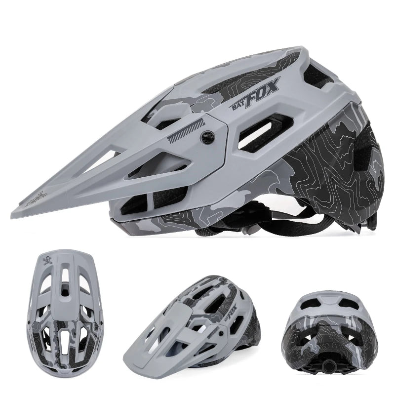BATFOX Fahrradhelm MTB – In-Mold Speed-Mountainbike-Helm – Originaler, spezialisierter Fahrradhelm für Herren und Damen
