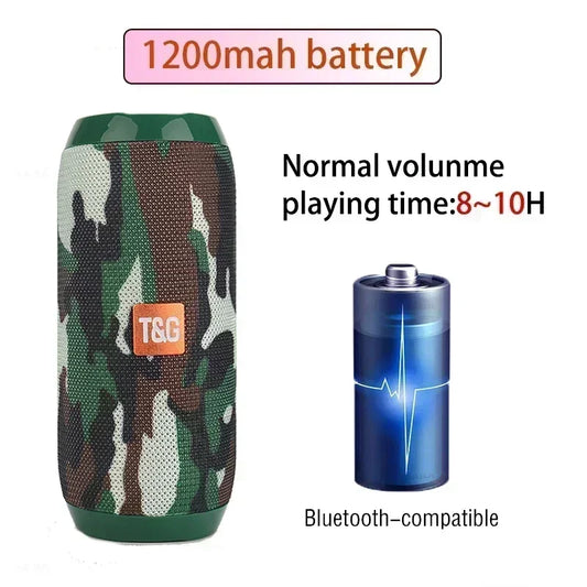 Portable Bluetooth Speaker — 360° Sound, Wireless Bass