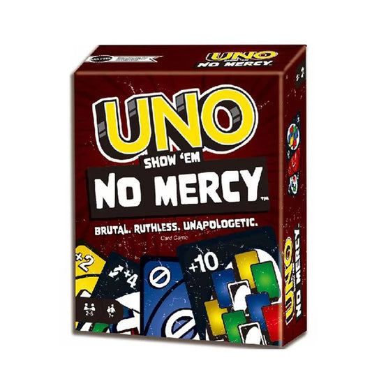 Uno No Mercy Brettspiele Uno-Karten Tisch Familienparty Unterhaltung Uno Gogo Gos Karten Spielzeug Kindergeburtstag Weihnachten