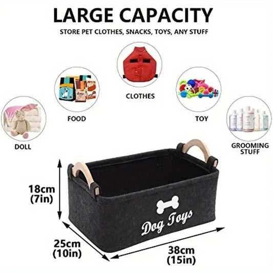 Pet Toy Storage Basket — product image 2